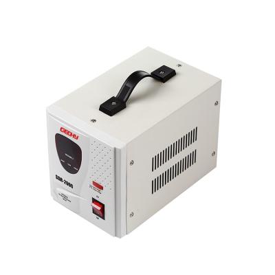 China Wenzhou SVC 2kw 100% Power 220v AC Automatic Voltage Regulator Stabilizer for sale