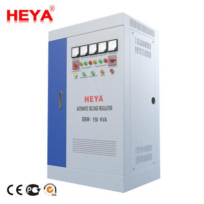 China SVC SBW-50KVA-2000KVA 3phase four three phase/five line AC automatic compensated voltage regulator/stabilizer 380v /400v /415v for sale