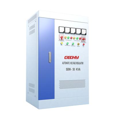 China SVC China Supplier 50KVA 3 Phase Voltage Stabilizer / Servo Voltage Stabilizer Price for sale