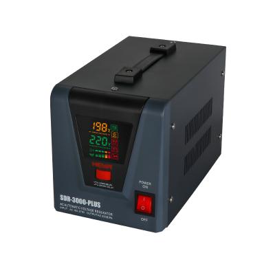 China SVC Wide Input 3KVA Range Power Automatic Voltage Regulators Stabilizers AVR 3000VA for sale