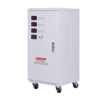 China PC Industrial Servo Three Phase SVC Power 6KVA~20KVA Automatic Voltage Regulator / Stabilizer for sale