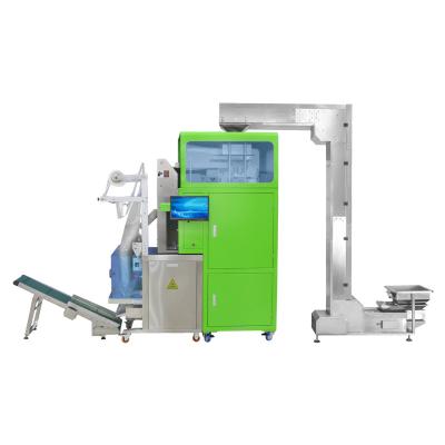 China Food Visual Grain Packing Machine Fully Automated Small Snacks Candy Muffin Chocolate Packing Machine Bags Power Packing Medical Film for sale