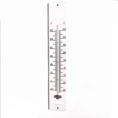 China Long Durable For Use Best Quality Outdoor Durable Enamel Steel Terracotta Clay Outdoor Metal Thermometer for sale