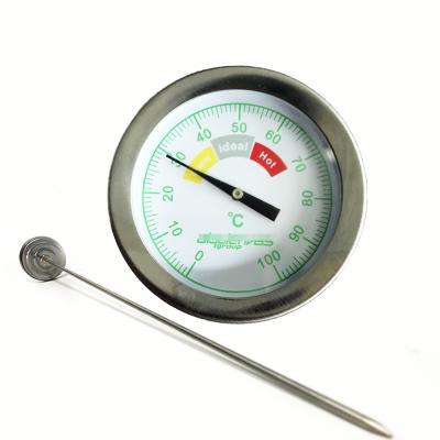 China Detect Soil Temperature Stainless Steel Bimetal Soil Field Compost Thermometer for Backyard Garden Topdressing for sale