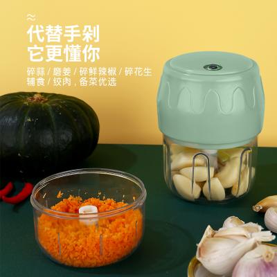 China 250ml Car Garlic Crusher Garlic Grinder Machine Electric Chili Meat Garlic Chopper Press USB Garlic Press Machine Kitchen Vegetable Instruments for sale