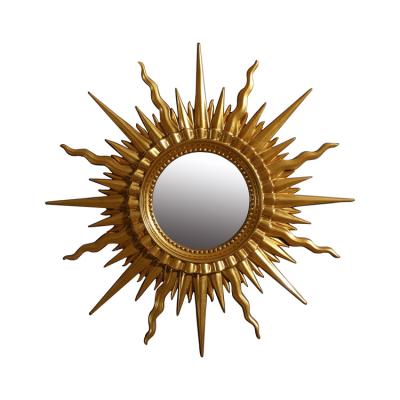 China Home Decoration Factory New Hotel Bathroom Design, Elegant Home Decor Sun Shaped Mirror for sale