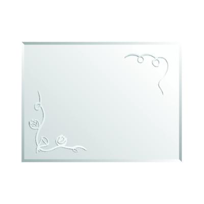 China Modern Stylish Amazon APK Mirror Decor Hotel Bath Wonderful Shower Cut Out Mirror for sale