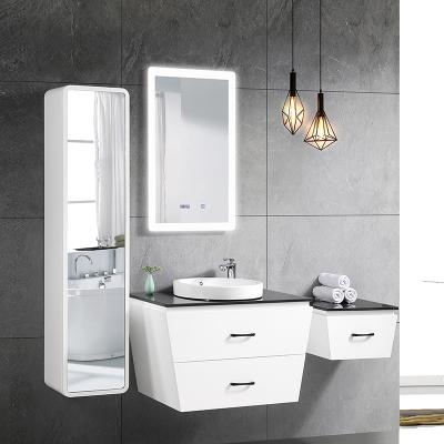 China Modern Bathroom Cabinet Bathroom Shower Storage Set Room Console Cabinet Set Modern Plastic Waterproof Bathroom Cabinet for sale