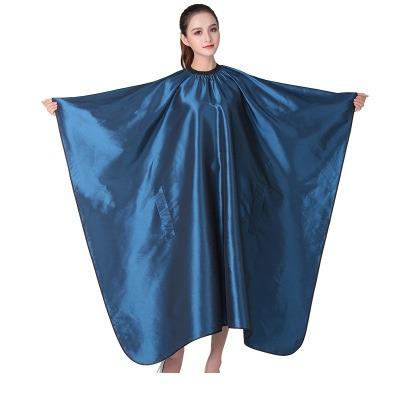 China Waterproof Raincoats Dispense Polyester Salon Cape Custom Barber Hair Cutting Cape for sale