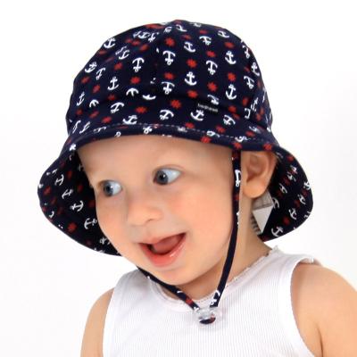 China 2019 High Quality Picture Kids/Baby Custom 100% Cotton Reversible Stripe Bucket Hat for sale