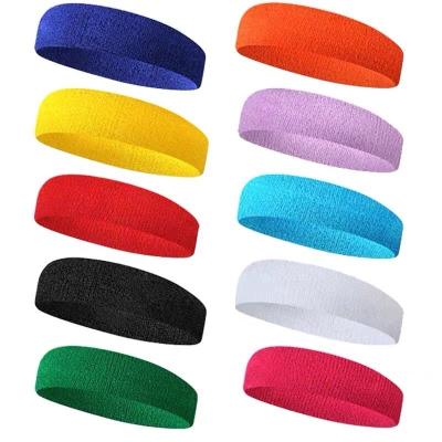 China Custom Sports Headband Terry Cloth Headband Custom Mens Sports Headband for sale