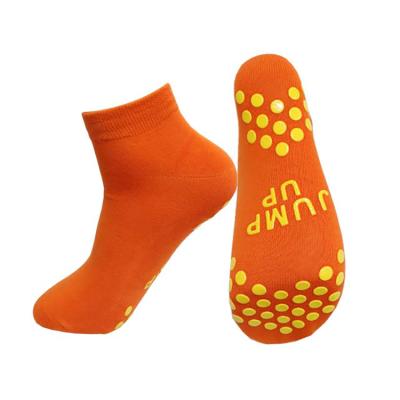 China Breathable trampoline special socks for women and men in summer lightly mesh breathable non-slip high waist socks medium stockings for sale