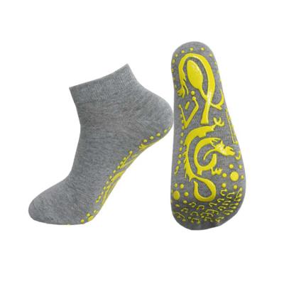 China Breathable Trampoline Non-slip Socks Base Anti-slip Glue Yoga Socks First Grade Anti-Slip Socks Education for sale