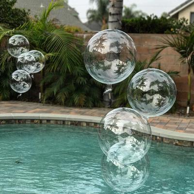 China Small Bubble 10inch Bobo PVC Balloon Transparent PVC Balloon for sale