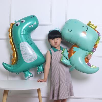 China Fashional and practical the new version of the explosion of 18inch cartoon movie dinosaur foil balloon children's birthday theme party decoration for sale