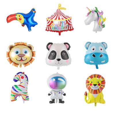 China Party decoration new product foil balloon unicorn lion zebra panda animal woodpecker balloon for kids toys for sale