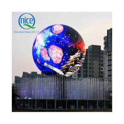 China IP65 LED Sphere Display Screen P5 P6 P8 P10 Big LED Indoor Waterproof Outdoor Creative SMD LED Ball Visual Full Color Changing Sphere for sale