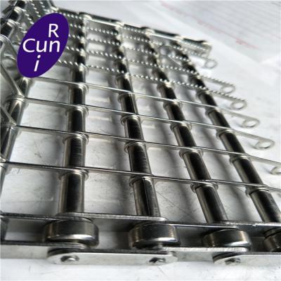 China Food Grade Stainless Steel Heat Resistant Wire Mesh Flat Conveyor Belt for sale