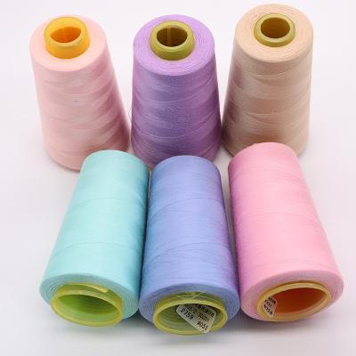 China China Viable Sewing Home Textile Yarn Sewing Polyester 40/2 Yarns Spun Polyester Lines And Sewing Thread For Garment for sale