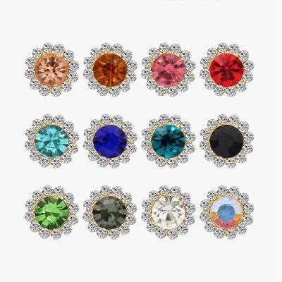 China Diy Lower Hollow Flower Water Drop Flatback Jewelry Accessories Single Pendant Factory Direct Sales for sale