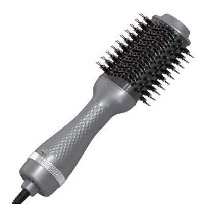 China 2023 Hot Negative Ion Hair Dryer Airbrush Volumizer Straightener Styling Comb Diamond Hair Dryer Brush High Quality Styling Tools for sale