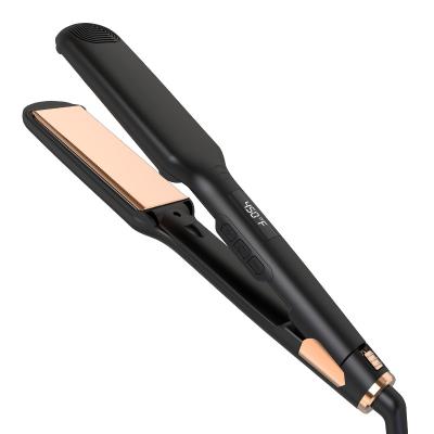 China Hotel Ulelay Professional Titanium 2 IN 1 Straight Flat Iron Hair Iron Curler OEM Customize Private Label Packing Titanium Flat Iron for sale