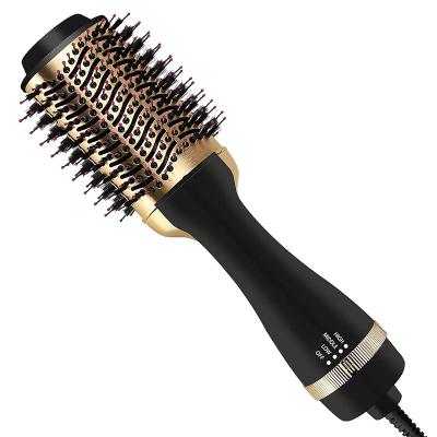 China Shengming Ionic Ready Actions Professional Electric Hair Dryer One Step Sweep Air Volume Brush Blow Dryer Hot Comb for sale