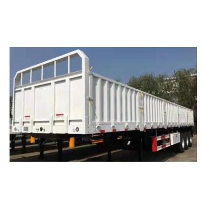 China Medium and long-distance transport of modern sale heavy bulk cargo barrier semi-trailer cargo barrier semi-trailer for sale