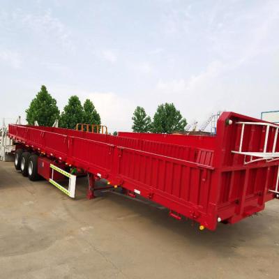 China Sinotruk High Quality Medium and Long Distance Heavy Bulk Cargo Transport 40 Tons Stack Selling Barrier Semi Trailer for sale