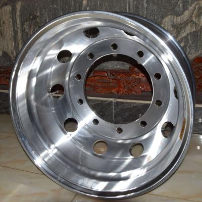 China 22 inch 22.5*8.25 heavy duty aluminum truck wheels/semi trailer forged aluminum wheel rims/passenger car wheel for sale