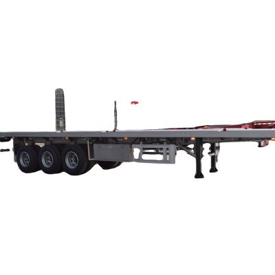 China Factory direct sale cheap high quality flatbed trailer practical multifunctional transport container semi trailer for sale