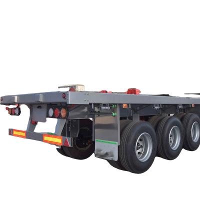 China Transport container selling container transport tractor flat bed trailer flat bed semi trailer for sale for sale