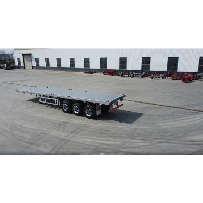 China China container transport manufacturer 4 axles 20ft/40ft flat bed semi trailer skeleton container semi trailer for sale for sale