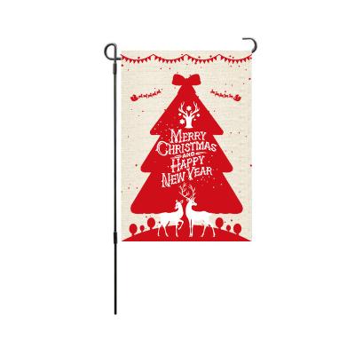 China Wholesale Hotel and Resort Garden Flagpole Garden Flags DIY Style and Empty Burlap Holiday Garden Flags for sale