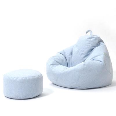 China Foldable Lazy Bean Bag Waterproof Durable Custom Size Shape Color Bean Bag Sofa Chair Without Filler for sale