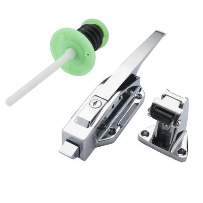 China Wholesale Cheap Chrome Plated Freezer Factory Cam-Lift Security Latch Cold Room Door Lock for sale