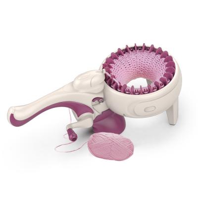 China Best Gift For Girl DIY Knit Machine Braiding Sweater Hand Knitting Machine Multifunctional Circular Knitting Machine Toys 39.5x28x11.5cm for sale