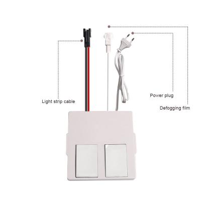 China Mirror Easy Install Bathroom Smart App Wifi Remote Switch Led Mirror Sensor Touch Screen Lamp Switch for sale