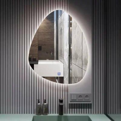 China Eco-Friendly Manufacturers Selling Multifunctional Waterproof Horizontal Hanging Smart LED Bathroom Mirror for sale