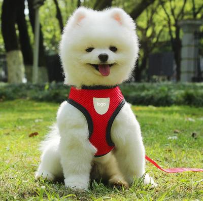 China Mesh Design Soft Double Padded Harness Classic Control Dog Breathable Padded Eco-Friendly Easy Vest For Walking Puppies for sale