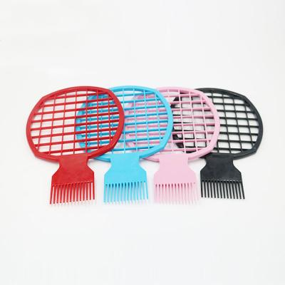 China Professional Factory Price Supply Afro Color Combs Multi Functional Plastic Portable Hair Comb Professional Twist Comb for sale