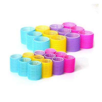 China Best Selling DIY Beauty Hair Roller Colorful Hair Roller Sets Custom Size Round Shape Room Temperature Cordless Hair Curler For Women for sale