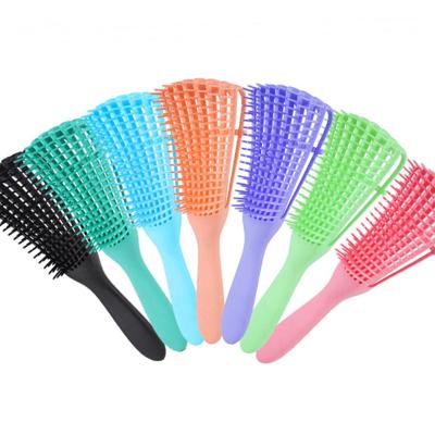 China Waterproof Good Quality Colored Massage Comb Soft Anti-static Shower Detangler Non-disposable Hair Brush for sale