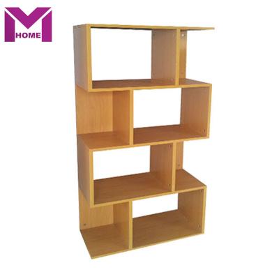 China Cheap New Design 4tiers Large Wooden Shelf For Kids for sale