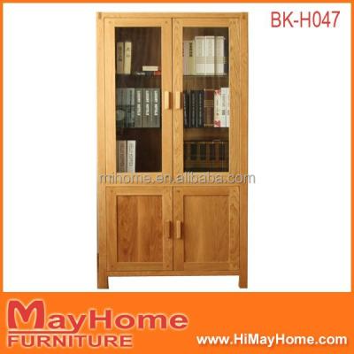 China Solid wood bookcase closed for sale