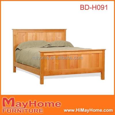 China High Quality Large Solid Wood Bed Wooden Models for sale