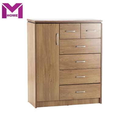 China 6drawers chest of tall and wide wooden drawers for sale