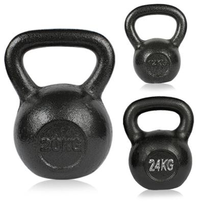 China Universal Customized Logo Powder Coated Cast Iron Kettlebell Competition Kettlebell Pro Grade Kettlebells for sale