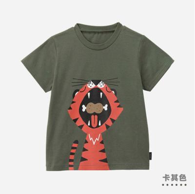 China Breathable children's clothing baby T-shirt clothing new boy's sleeve children's suit summer pure cotton short Korean girl's clothing for sale