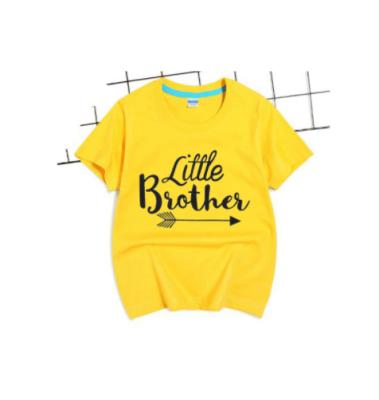 China Short Sleeved Sister Children's Breathable Clothes Crawling T-Shirt Summer Wear for sale